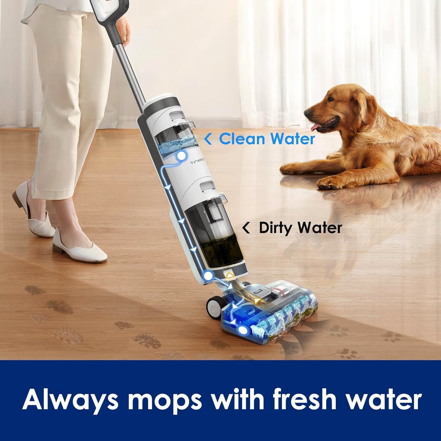 Tineco iFloor 3 Ultra Cordless Wet Dry Hard Floor Vacuum