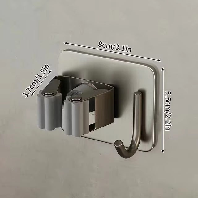 Multi-Purpose Adhesive Wall Hanging Mop Rack
