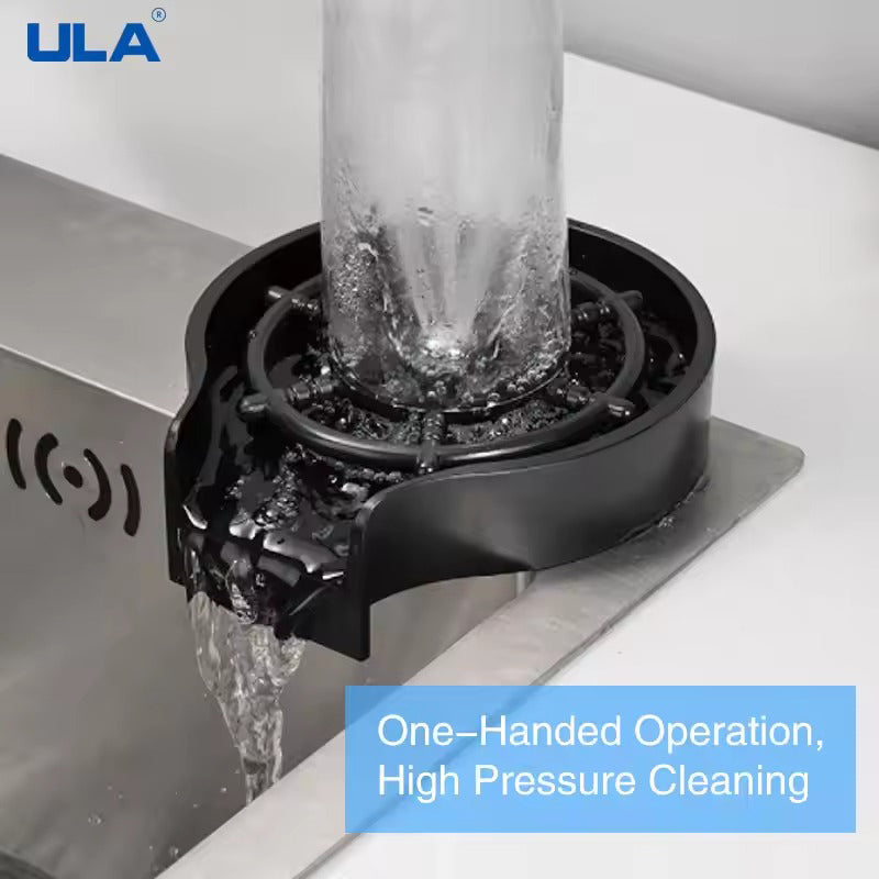 Automatic Glass Rinser - High-Pressure Sink Cup Washer for Bar & Kitchen