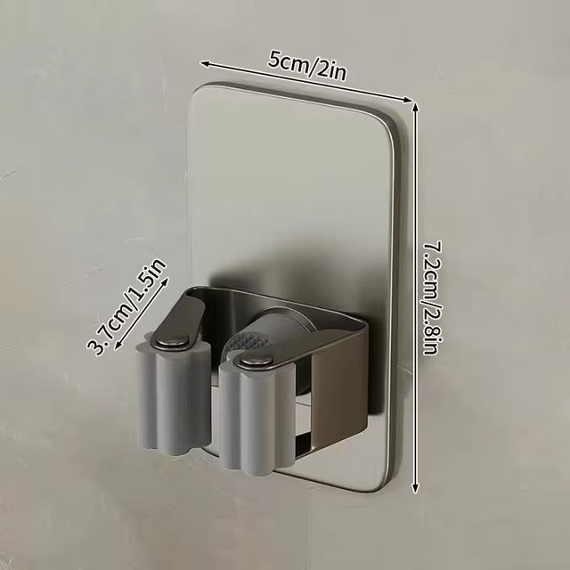 Multi-Purpose Adhesive Wall Hanging Mop Rack