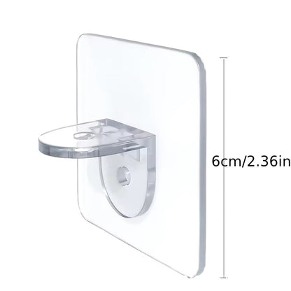 10/20Pcs Adhesive Shelf Support Bracket