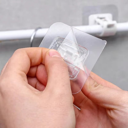 2/4/8Pcs Self-Adhesive Curtain Rod Bracket