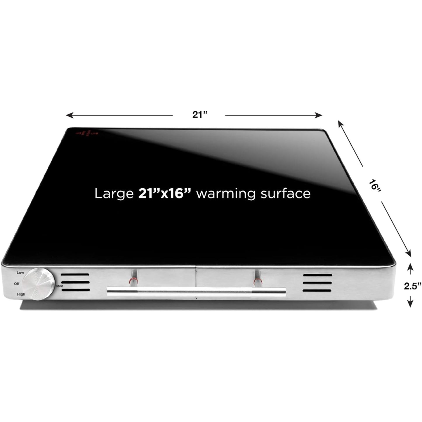 Chefman Electric Warming Tray with Temperature Control