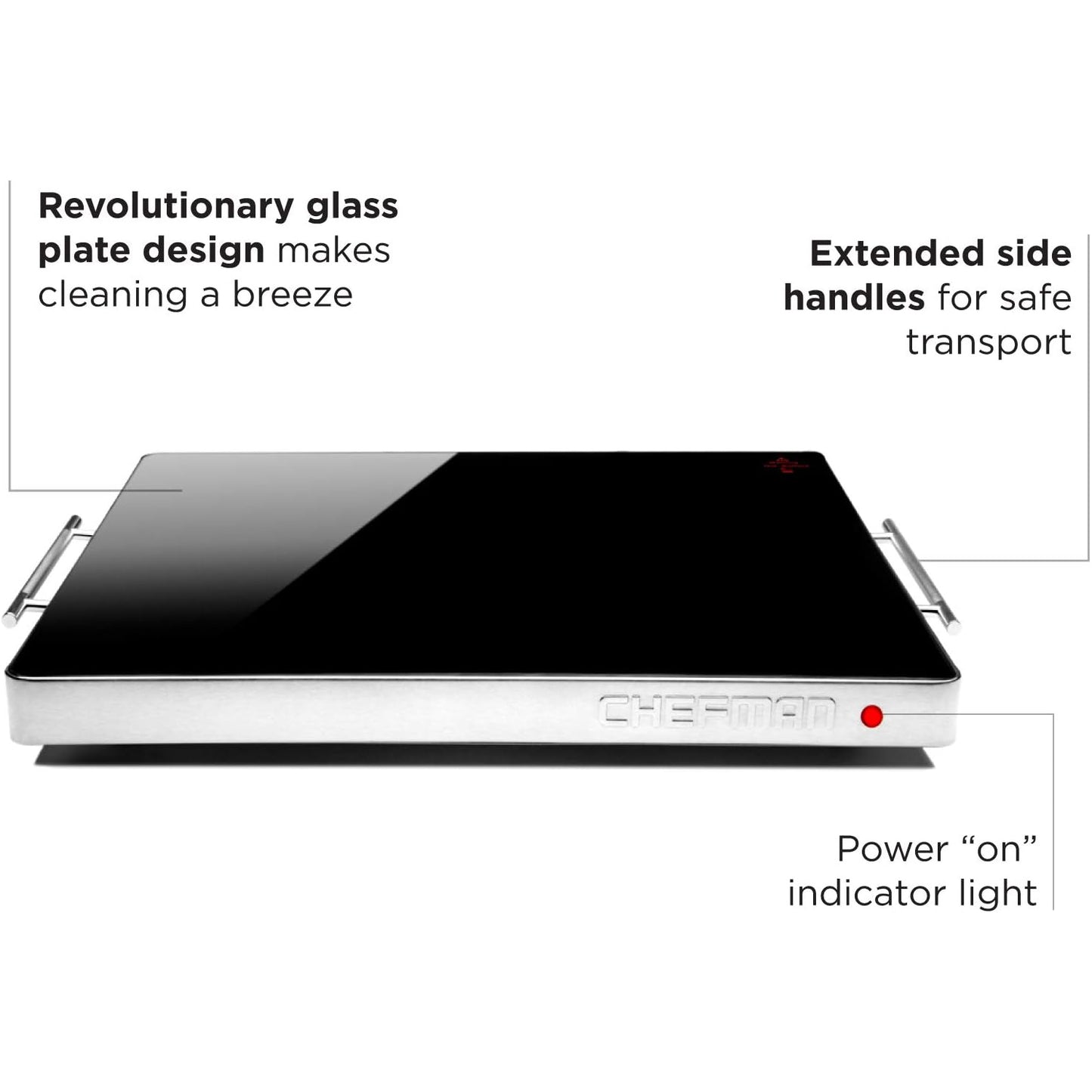 Chefman Electric Warming Tray with Temperature Control