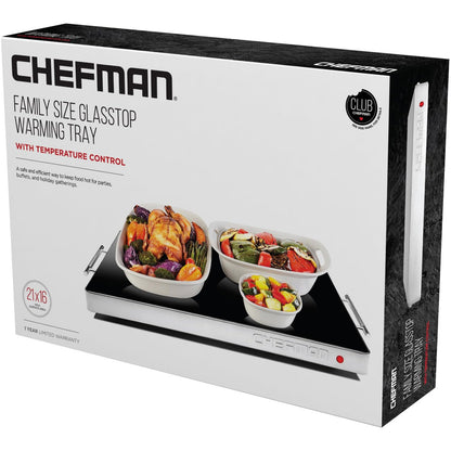 Chefman Electric Warming Tray with Temperature Control