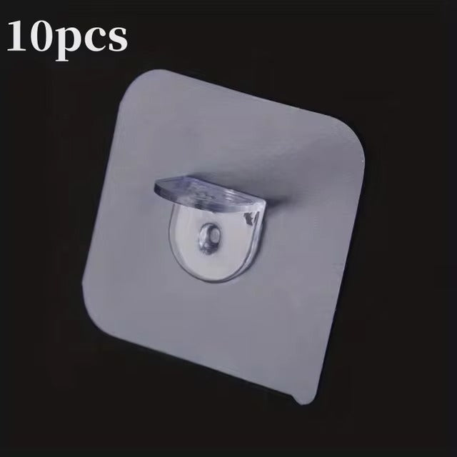 10/20Pcs Adhesive Shelf Support Bracket