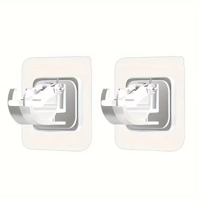2/4/8Pcs Self-Adhesive Curtain Rod Bracket