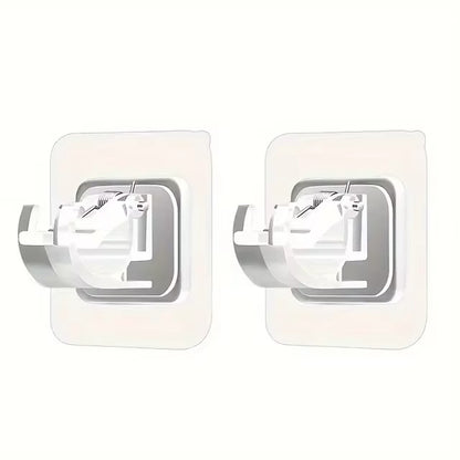 2/4/8Pcs Self-Adhesive Curtain Rod Bracket