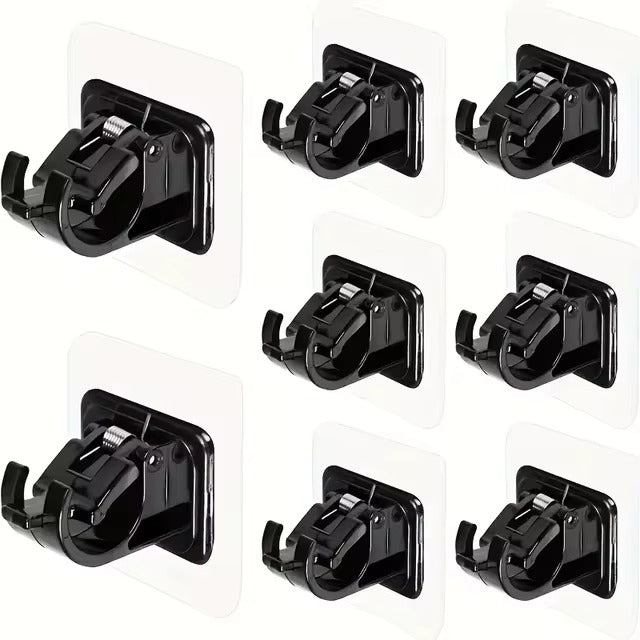 2/4/8Pcs Self-Adhesive Curtain Rod Bracket