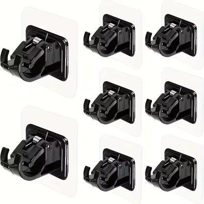 2/4/8Pcs Self-Adhesive Curtain Rod Bracket